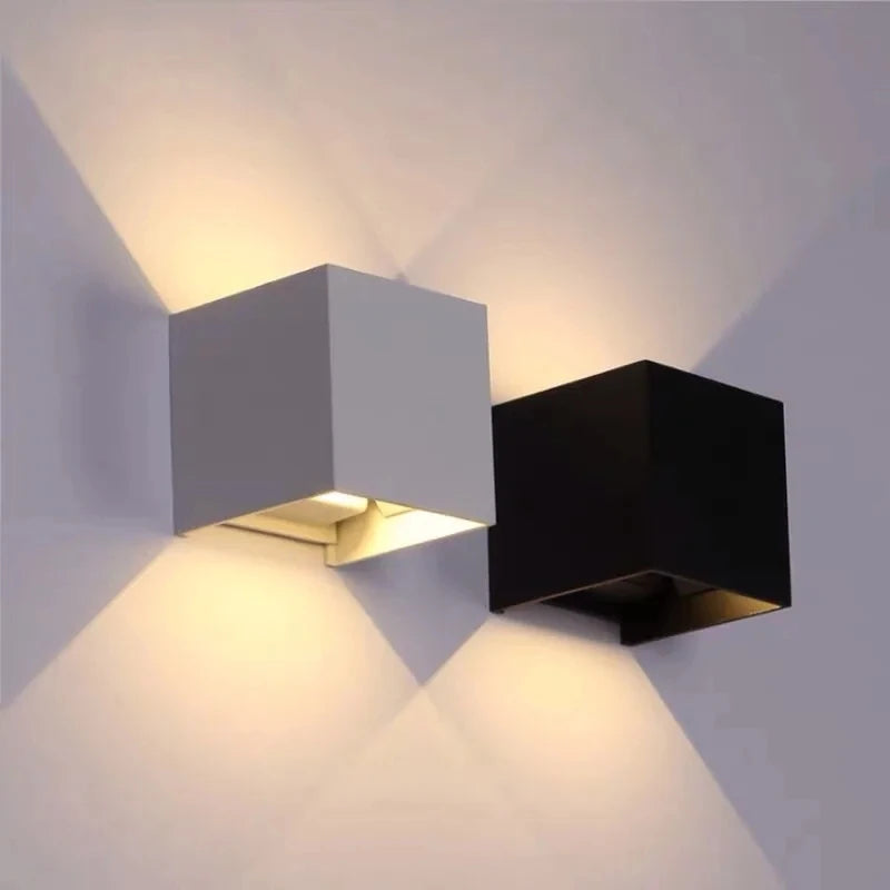 6W 12W LED Wall Light Outdoor Waterproof IP65 Porch Garden Wall Lamp Sconce Balcony Terrace Decoration Lighting Lamp