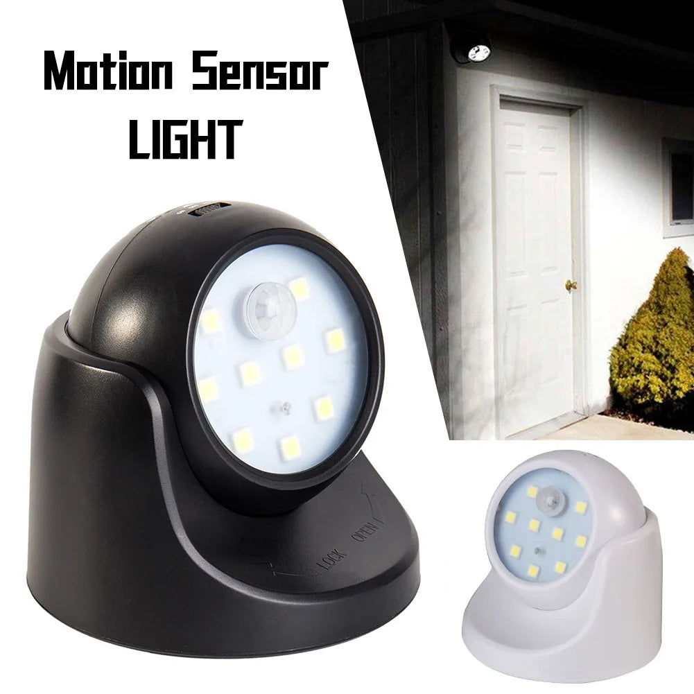 Induction Wall Night Light Multi-purpose Wall Night Light Energy-saving LED Wall Lamp 360-degree Rotation Porch Lamp Portable